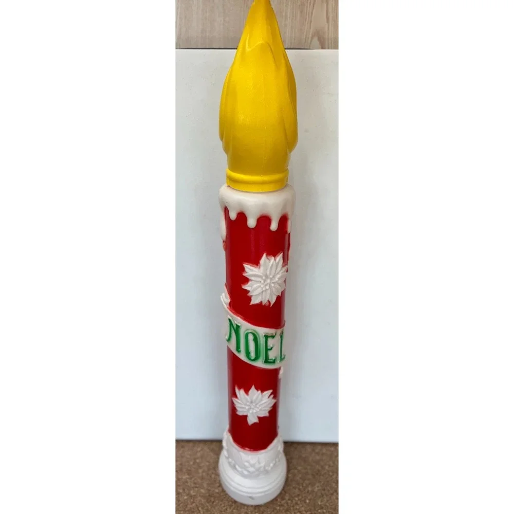 Vintage Empire Blow Mold Candle NOEL Christmas 39